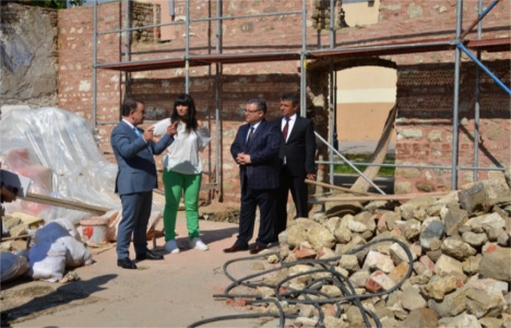 Özcan Işıklar Kültür Sokağı çalışmalarını inceledi!