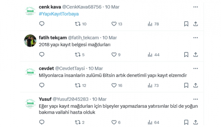 Yapı kayıt mağdurları evsiz kalma riskiyle karşı karşıya! Acil çalışma yapılmalı! 