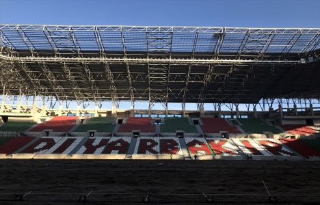 Diyarbakır Stadı nın yüzde 92 si tamam!