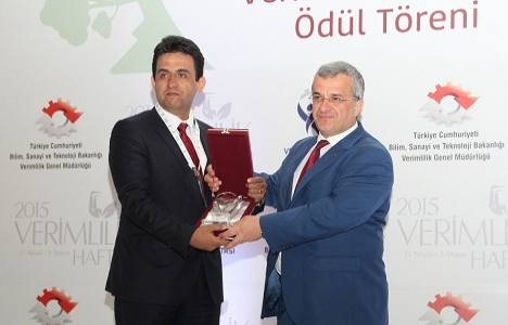 Kale, 2015 Verimlilik Proje Ödülleri'nde üçüncülük ödülü aldı!