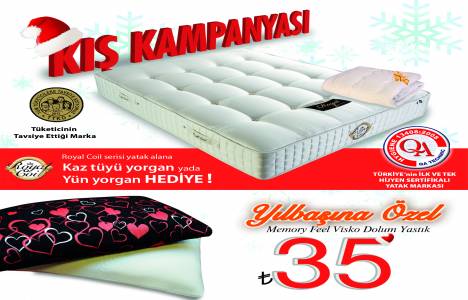 BRN Yatakları'ndan yılbaşına özel kampanya!