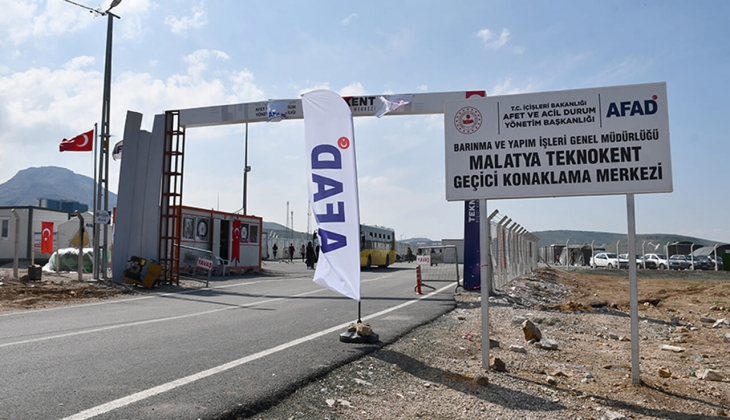 Malatya'daki 5 bin 959 konteynere 22 bin 684 depremzede yerleştirildi!