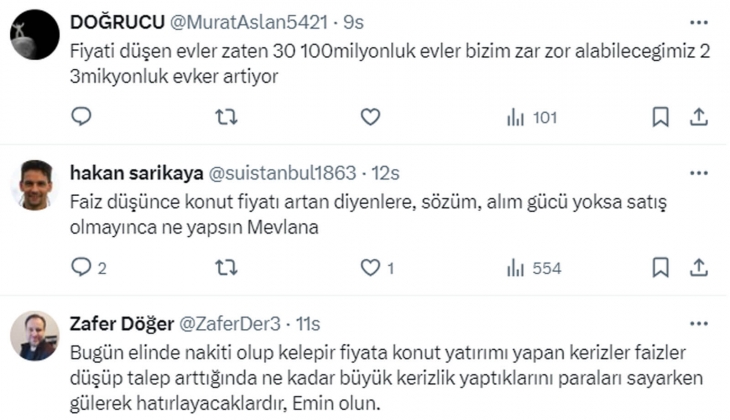 Ekonomist Atilla Yeşilada Konuta yatırım yapan binlerce kerizin acısı artmasın dedi! Ev sahiplerinden tepki geldi!