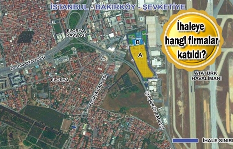 Emlak Konut Bakırköy Şevketiye ihalesine 7 teklif!