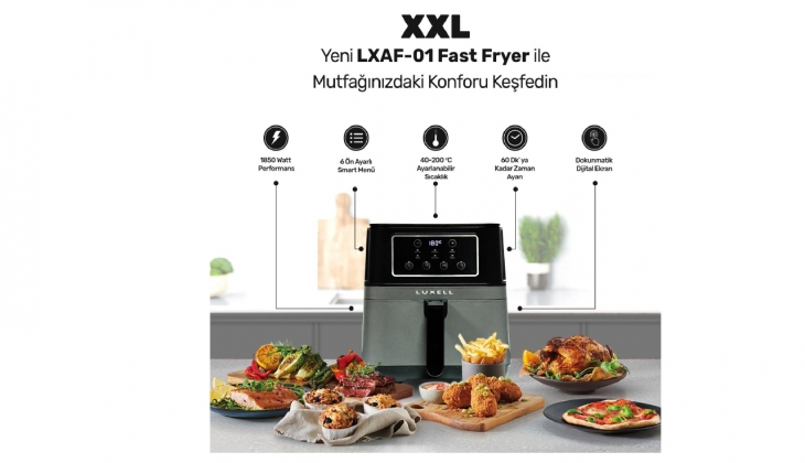 Luxell LXAF-01 Air Fryer Fritöz en uygun fiyata nerede satılıyor? Özellikleri neler? 22 Şubat 2023 fiyat listesi