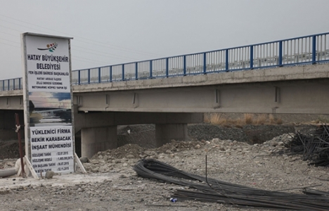Hatay Arsuz Zilli Köprüsü'nde inşaat çalışmaları bitti!