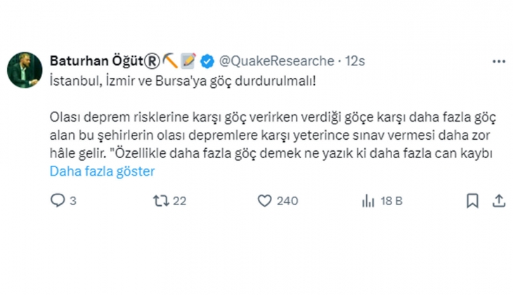 Deprem araştırmacısından korkutan uyarı: Kumburgaz ile Avcılar segmenti aynı anda çalışırsa 7,0 den büyük deprem olur!