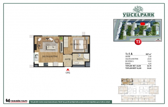 Yücel Park kat planları!