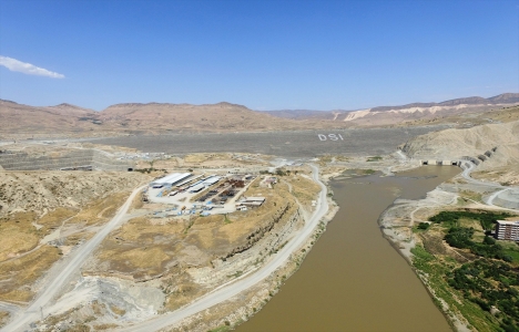 Ilısu Barajı inşaat çalışmaları