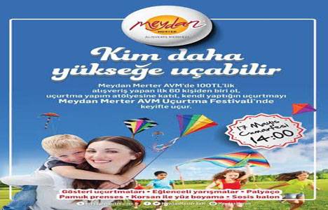 Meydan Merter AVM'de uçurtma şenliği ile bahara merhaba!