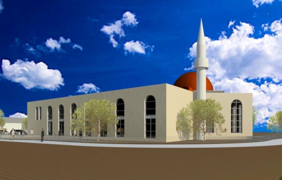 Almanya daki 7 kubbeli caminin inşaatı yükseliyor!