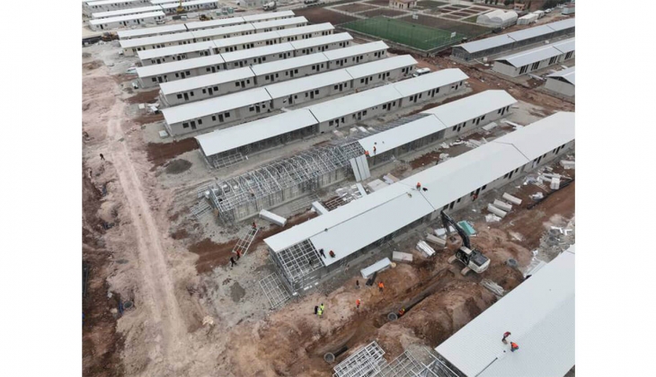 Adıyaman da 2 bin 588 prefabrik konut yapılıyor!