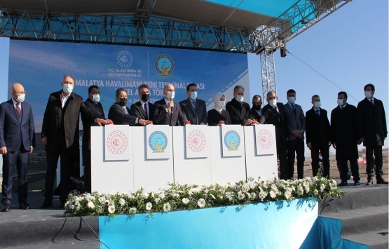 Malatya Havalimanı nın yeni termal binasının temeli atıldı!