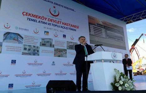 Çekmeköy Devlet Hastanesi nin temeli atılıyor! 