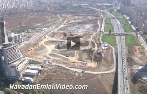 İstanbul Uluslararası Finans Merkezi havadan görüntülendi!