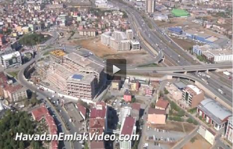 Sultanbeyli AVM'nin inşaat çalışmaları havadan görüntülendi!