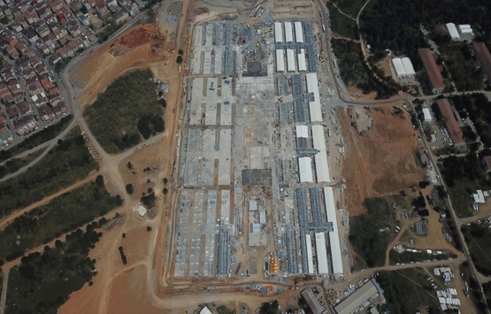 Sancaktepe deki salgın hastanesinin son hali böyle görüntülendi!