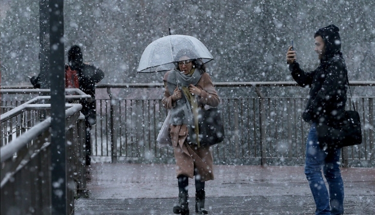 Tam bahar mevsimi dedik havalar yanılttı! Kar resmen geri dönüyor!