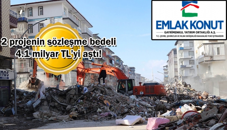 Emlak Konut GYO Malatya Merkez 1. Etap 1. Kısım ve 2. Etap 1. Kısım deprem konutları için imzalar atıldı!