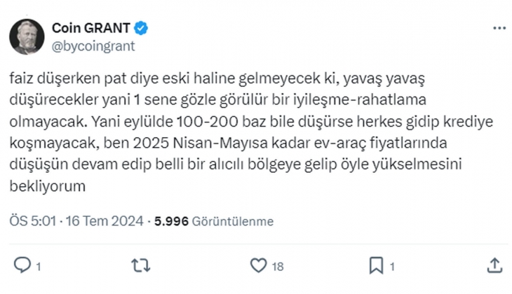 Küreselde faiz indirimi mesajları veriliyor! Yeni ev alacaklara uyarı: Eylül den önce... 