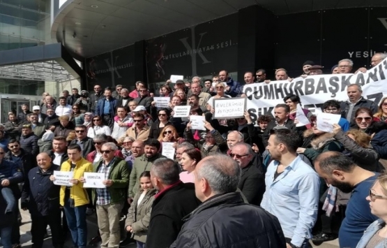 Innovia 4 mağdurlarından Yeşil Holding önünde eylem!