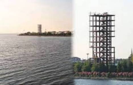 Küçükçekmece'de dolgu araziye 40 metrelik bina! 