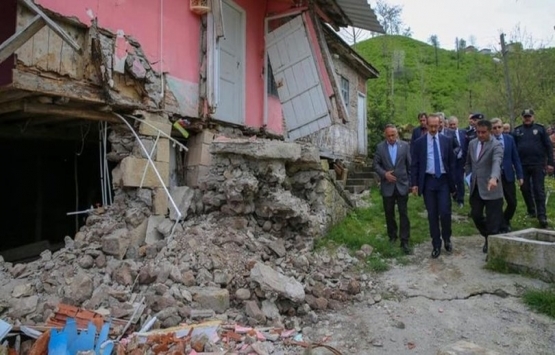 Ordu'da 6 ev tahliye edildi!