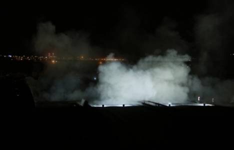 Köprüler 2.5 saniye içerisinde yerle bir oldu!