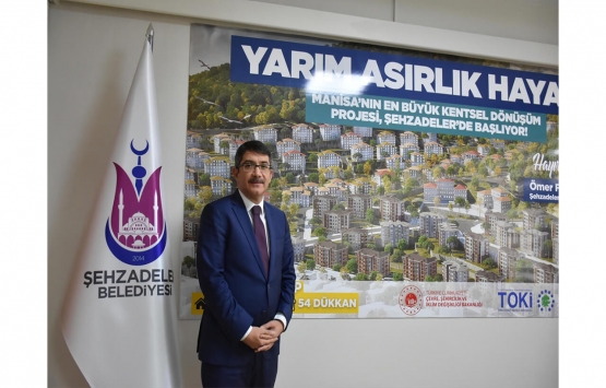 Manisa Şehzadeler deki 2 bin 300 konutluk dönüşüm başladı!