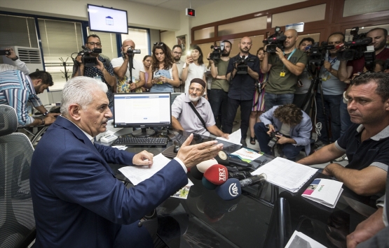 Başbakan Yıldırım bir vatandaşın imar barışı kaydını yaptı!