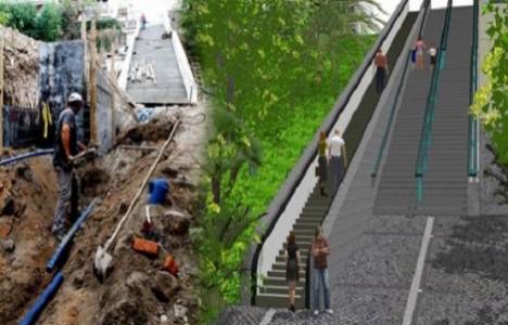 İzmir'e yürüyen merdivenli sokak yapılıyor!