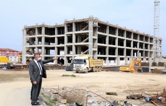 Gölcük Yeni Devlet Hastanesi binasının 3 katı tamamlandı!