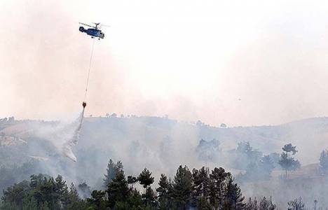 Manisa Demirci'de yangın çıktı!