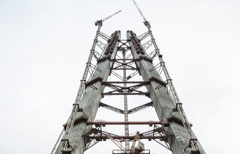 3. köprü inşaatından son durum fotoğrafları!