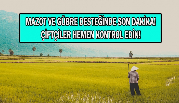 Çiftçiler hemen mazot gübre destek ödemesine bakın! Nisan 2023 mazot gübre desteğinde son dakika! İl il resmen yattı! 