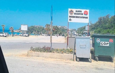 Alanya Belediyespor, İncekum Plajı’ndaki otoparkı tekrar işletmeye açtı!