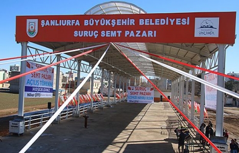 Suruç Semt Pazarı açıldı!