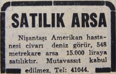 Erenköy de 15 odalı bir köşk 90 bin liraya satılacakmış!