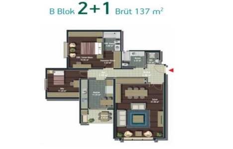 Vaditepe Bahçeşehir kat planları!