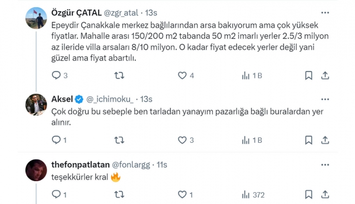 Arsa, toprak alacaklar Çanakkale ye dikkat: Fiyatlar arttı ama uygun tarla yakalarsınız alın!