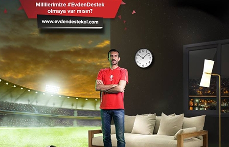 Tahincioğlu’ndan Milli Takım'a evdendestekol kampanyası!