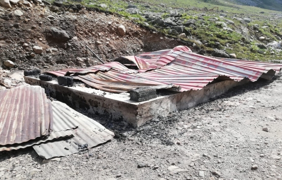 Rize de 4 yayla evinin yakıldığı iddiası!