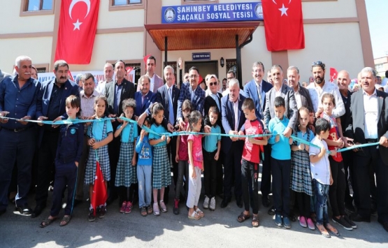 Şahinbey Saçaklı Sosyal Tesisi hizmete açıldı!