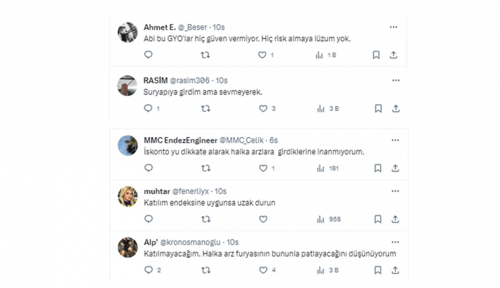 Borsacılar Avrupakent GYO daki yüzde 10 luk iskontoyu az buldu!