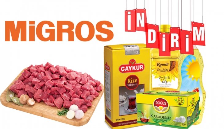 Migros'ta muhteşem indirim! Et, Ayçiçek yağı, çay... Çantasını alan Migros'a koşacak! 21 Ağustos 2022 fiyat listesi...