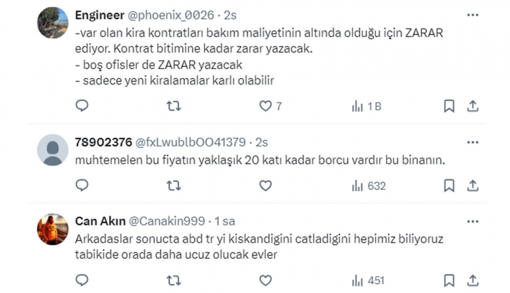 İstanbul daki 1 ev fiyatına, Baltimore da 135 bin metrekarelik gökdelen alınıyor! 