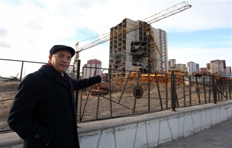 Yenimahalle'deki hayalet bina yıkıldı!