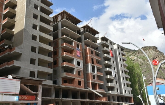 Şırnak Uludere'de yüksek katlı binalar inşa ediliyor! 