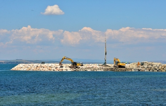 1915 Çanakkale Köprüsü nün Asya ayağı batırıldı!