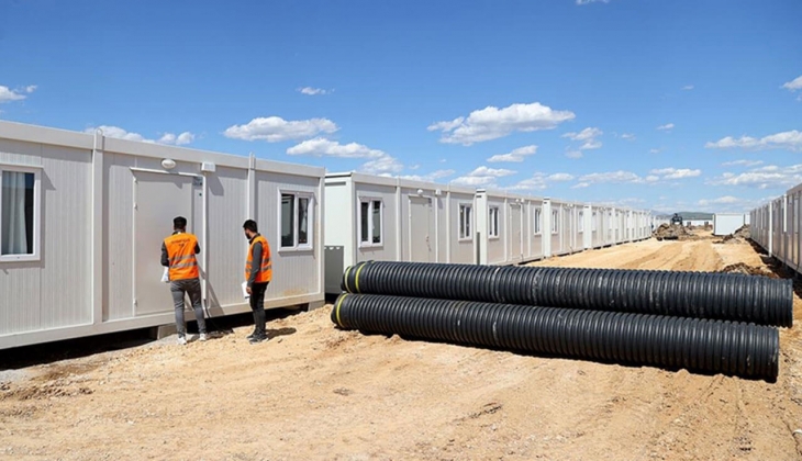 Adıyaman'da 1342 ailenin kalacağı konteyner kent kuruluyor!